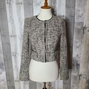 Jill Stuart Small Tweed Cropped Jacket